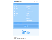 Tablet Screenshot of oblicua.com