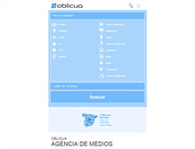 Tablet Screenshot of oblicua.es
